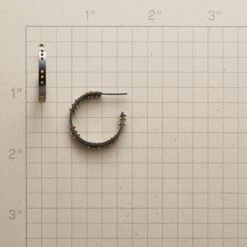 Ellipsis Hoop Earrings