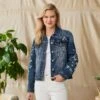 Flora Denim Jacket -Abigail Fashion Store 0e74bc7a 6d67 49b0 bc5a ec80b35d8f9e