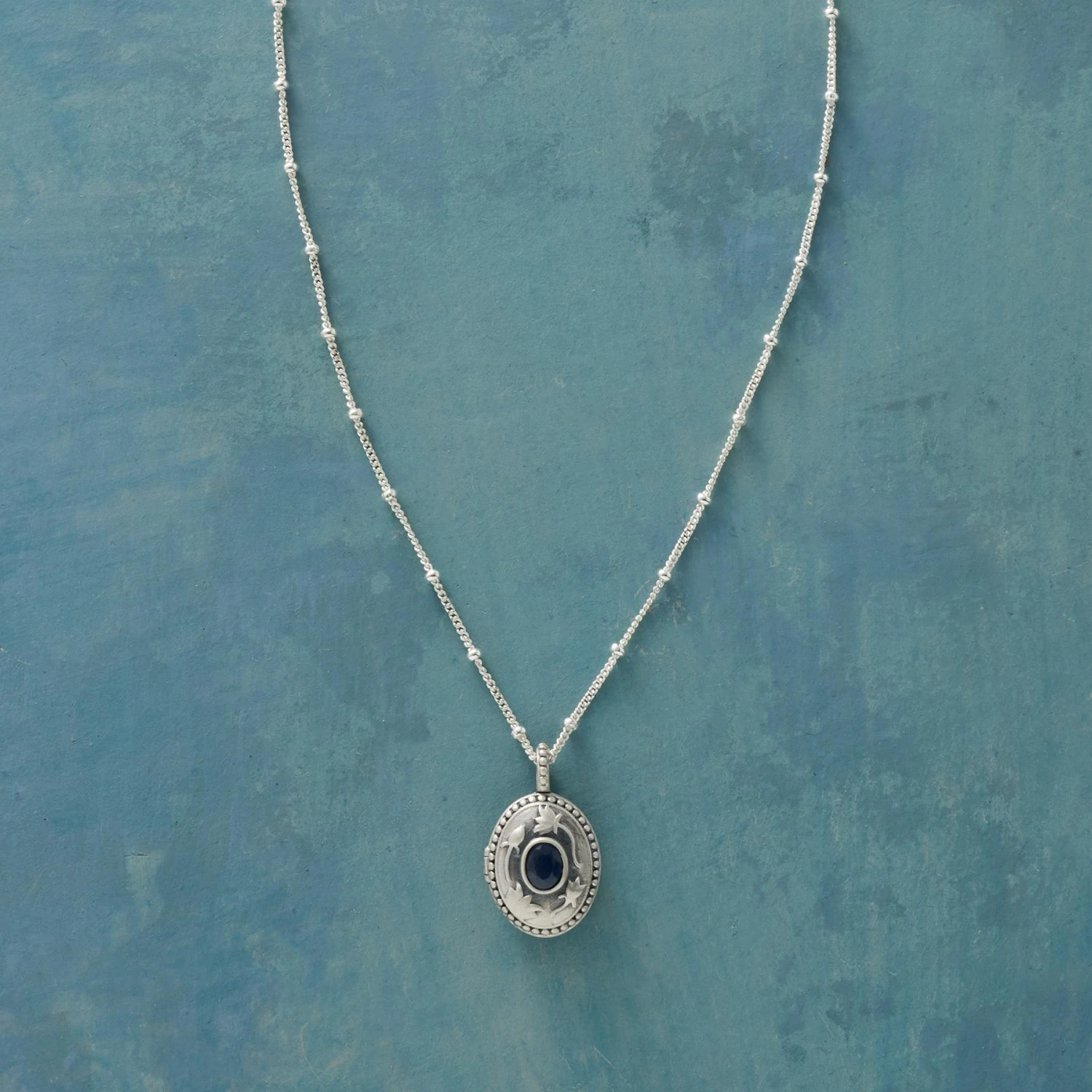 Sterling Silver Birthstone Locket 3 Sterling Silver Birthstone Locket