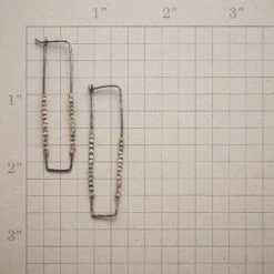 Rectangular Hoop Earrings