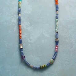 Land Of Lapis Disk Necklace -Abigail Fashion Store 161d773c f43d 4b65 adf5 022317d361b1