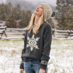 Snowflake Whispers Sweater - Petites -Abigail Fashion Store 1fc164d2 a70f 4803 88d9 b9cfe0eaff21