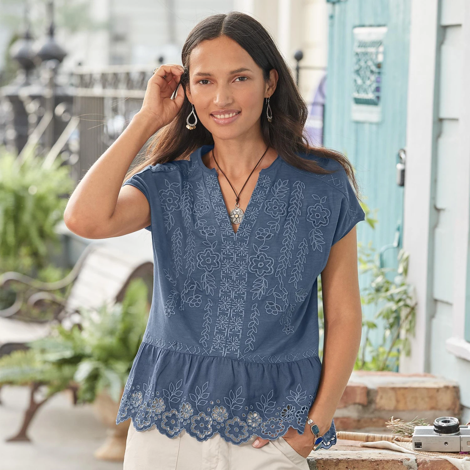 Tres Jolie Eyelet Top 5 Tres Jolie Eyelet Top - Image 3