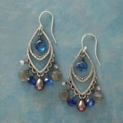 Shower Of Blue Earrings