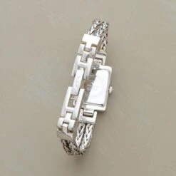 Sterling Chain Bracelet Watch