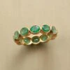 Bubble Bezel Emerald Ring -Abigail Fashion Store 60b71fad caec 4ac5 8c45 e206d5519f18