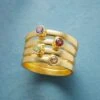 Jeweled Quartet Ring -Abigail Fashion Store 686647e2 4b33 4140 8b1d 60dfd7d39fec
