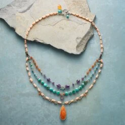 Clarissa Three-tier Necklace -Abigail Fashion Store 73cfdac2 1515 4848 a9a5 85d9d540c16f