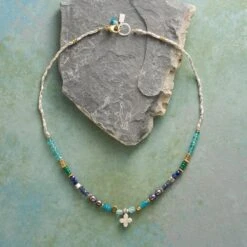 Blue Green Reverie Necklace -Abigail Fashion Store 7e7f88ab 1ff3 4a39 bce5 0f03649491a7