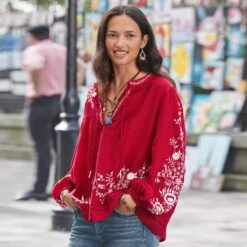 Geraldine Floral Top