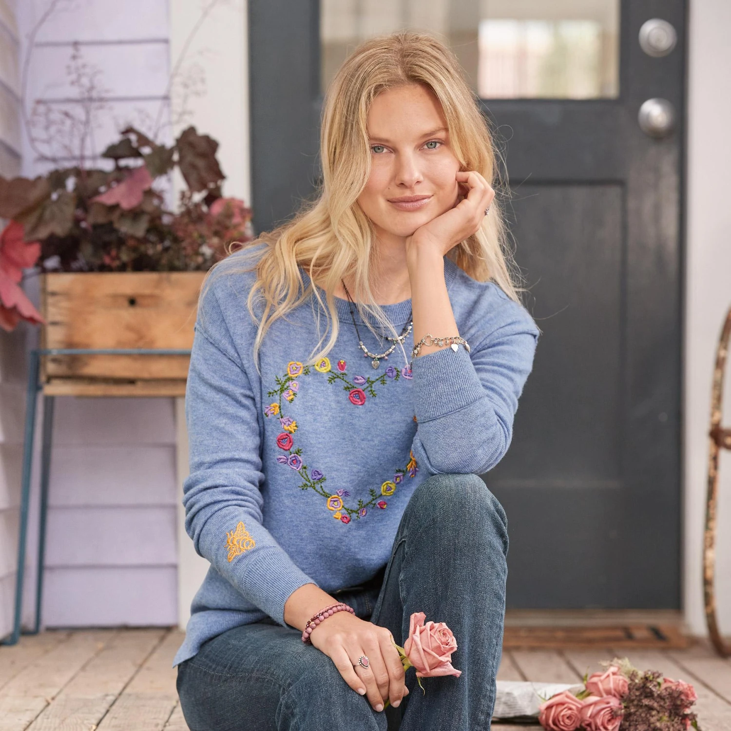 Blooming Love Sweater - Petites 3 Blooming Love Sweater - Petites