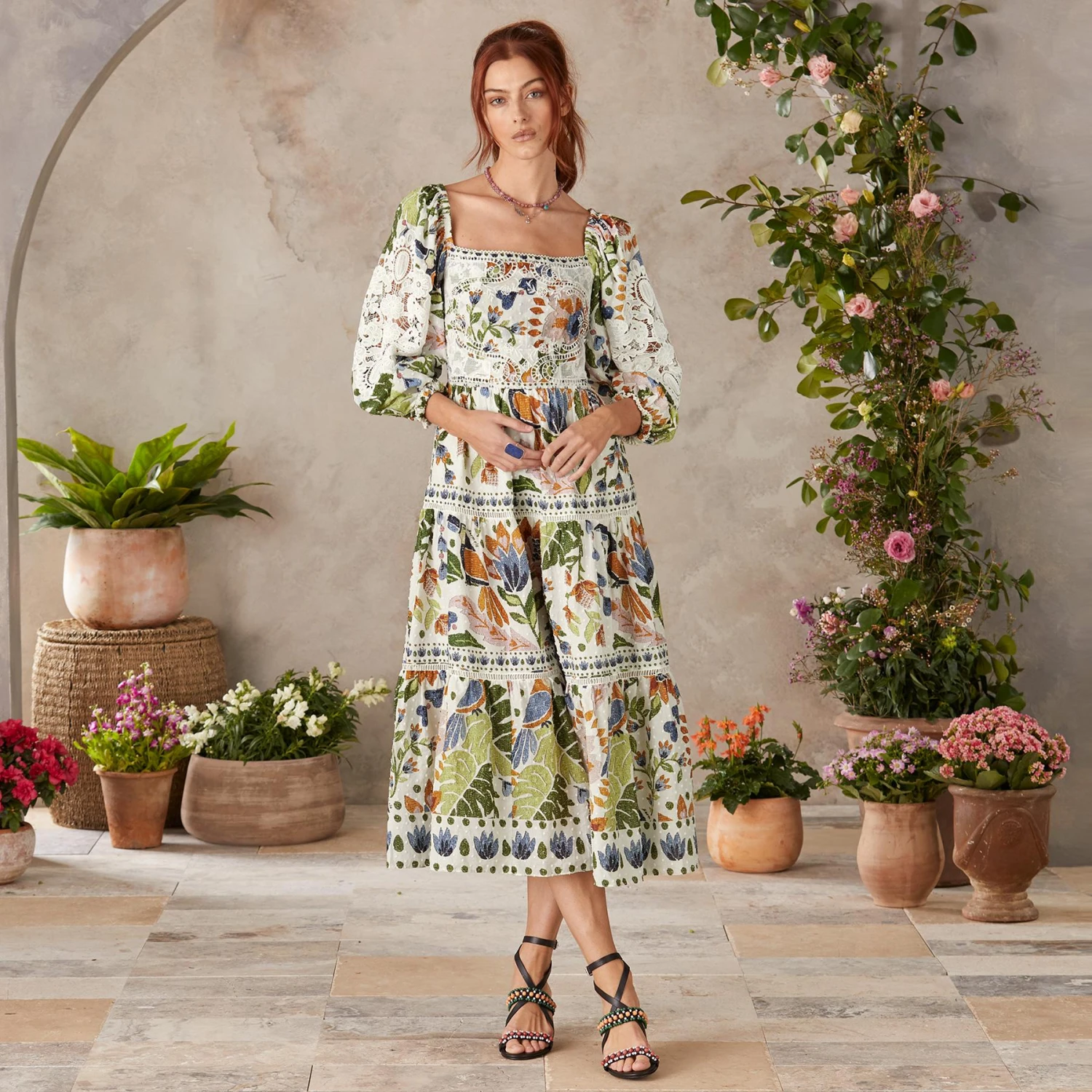 Summer Garden Midi Dress 3 Summer Garden Midi Dress