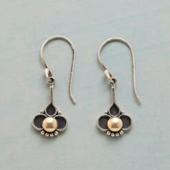 Half Lotus Earrings