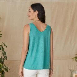Mia Linen Tank -Abigail Fashion Store b147268c 89dd 4c7e 9a6f c0f278811fad