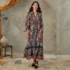 Seashell Tapestry Maxi Dress 2 Seashell Tapestry Maxi Dress -Abigail Fashion Store b2bc4606 5c22 4082 9b09 96077c2a13f3