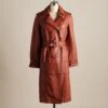 Araminta Leather Trench Coat -Abigail Fashion Store c928808a dcc1 4ea7 9e87 fab8edd1a5a9