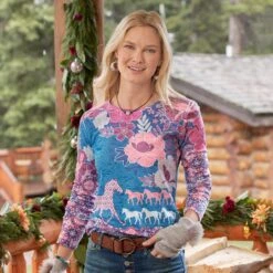 Snowdrops & Saddles Tee