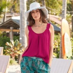 Kaelie Ruffle Camisole -Abigail Fashion Store d6478d52 02a3 49e6 bff3 36b536b8963e