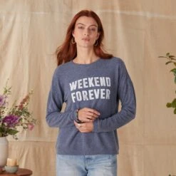 Weekend Forever Sweatshirt -Abigail Fashion Store dfc07ef6 3553 4fd3 950e fe23e1c10aca
