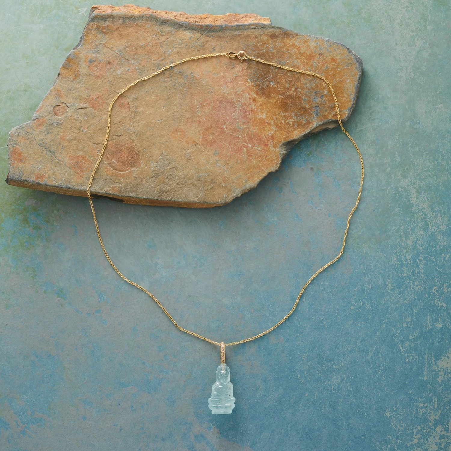 Enlightened Aquamarine Necklace 4 Enlightened Aquamarine Necklace - Image 2