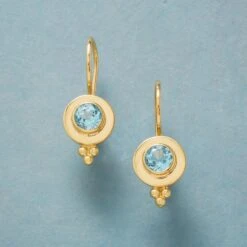 Burst Of Blue Earrings