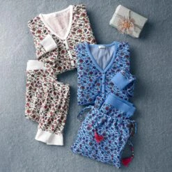 Long Johnna Floral Pajamas -Abigail Fashion Store f5f7064b cd0c 45de addf 321bbe04f12b