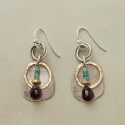 Circles And Stones Earrings
